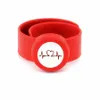 heart beat Kids Adjustable Mosquito Repellent Bracelet Essential Oil Diffuser Perfume Children Silicone Bracelet