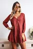 Summer Sexy V Neck Short Beach Dress Cotton Mini Loose Casual T Shirt Dress Plus Size Women Clothing275y