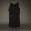 Karın bel korse yelek spor salonları fanila erkekler vücut geliştirme vücut şekillendirici erkek iç çamaşırı singlet bodysuit zayıflama siyah beyaz2713