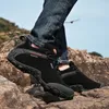 Xiang Guan Man Outdoor Turystyka Buty Slip Odporność Wiatroszczelna Wyroby turystyczne Sneaker Anti Fur Sports Sneakers Wysokiej jakości 36-45