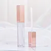 4ml Hoge Klasse Rose Gold Lip Gloss Fles Plastic Lege Cosmetische Lip Olie Hervulbare Tube Liquid Lipstick Opbergfles