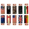 66 stilar Mexiko National Flag Seamless Skull 3d Magic Headscarf Riding HeadGear Mask Collar Solskyddsmedel Fiske Kamouflage Mask ZZA891 100PCS