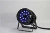 8 sztuk Zoom zewnętrzny LED Par 64 RGBWA UV Par MOŻE Lekki Wodoodporny 18x18W Zoom LED Light