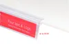 POP TOP clip data strip glass wood clip shelf label holder strip sign holder price ticket holder shelf talker strip