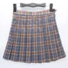 kawaii korean school uniform Skirt For Girls Plus Plaid skirt For Women Students High Waist rock pleated skirts