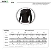 WOSAWE Herren-Thermo-Fleece-Radtrikot, Winter-Unterhemd, Basisschicht, Sweatshirt, Fahrrad, Lauftrikot, atmungsaktive Strumpfhose
