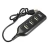 Mini USB High Speed ​​4Port 4 Port USB Hub Sharing Switch for Laptop PC Bookbove Computer Blackwhite9880496