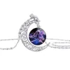 Collier pendentif Constell 12 pierres précieuses, signe d'horoscope, Cabochon en verre pour femmes, bijoux à la mode, cadeau de volonté et de sable