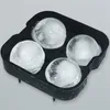 4/6 Hole Silicone Ice Cube Ball Mold Drinking Wine Tray Brick Round Maker Mold Sphere Mould Party Bar Whiskey Ice Hockey Maker DBC BH3768