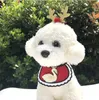 犬のBibsクリスマス犬ニットバンダナペット用品犬のためのアクセサリースカーフペット製品マスコタスペロスアクセサリオスエルク髪の装飾品