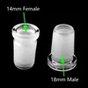 NEW Mini Glass Converter Adapters 10mm Female To 14mm Male, 14mm Female To 18mm Male for Quartz Banger Glass Water Bongs Dab Rigs