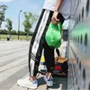 Calças masculinas Homens Streetwear Jogadores 2021 Mens Harajuku Hip Hop Sweartpants Lado Masculino Sorte Spring Branco Pants1