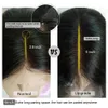 OuLAer Glueless 13x6 Front Spets Wigs Human Hair With Baby Hair Wavy Peruansk Nonremy Pre Plucked Natural Hair 150 Density8918866