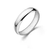 5 mm Solid 925 Sterling Silver Ring for Female & Male High Quality White Gold Color Anniversary Birthday gift