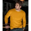 Chandails automne hiver chaud hommes Pull Pull tricoté Pull ample Homme vêtements grande taille décontracté solide Pull pour Homme