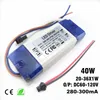 Freeshipping 5 pz 20 W 30 W 40 W LED Driver 20-36x1 W 300 mA DC60-120 V LED ad alta potenza Alimentazione per proiettore