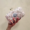 Pochette da donna con diamanti bianchi per donna Borsa da donna Portafoglio Borsa da festa Busta da sposa Borse da sera da sposa 5555