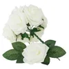 2019 Sales!!! Wholesales Free shipping 25pcs PE Foam Rose Flower Ivory White