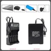 18650 Chargeur de batterie 4 baies Smart Universal Four Slot USB Chargeurs rapides pour batteries Li-ion rechargeables 10440 14500 16340 16650 14650 18350 18500