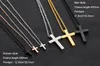 Fashion Women Necklace Men Necklace 18k Gold 316L Stainless Steel Cross pendant Necklaces Classical Luxury Chains pendants necklace