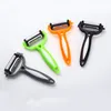 Multifunction 4 in 1 Rotary Peeler Tools 360 Degree Carrot Potato Orange Opener Vegetable Fruit Slicer Cutter Kitchen Accessories DBC BH3492