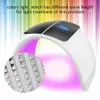 7 colori PDT LED macchina per terapia della luce ringiovanimento della pelle del viso stringere rimuovere l'acne rughe LED bellezza viso SPA terapia PDT