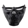 Mask Carnival Present Scary Skull Skeleton Paintball Lower Half Face Face Mask Warriors Skyddsmask för Halloween Party Masks