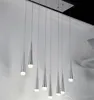 2019 Moderna lampada a sospensione conica a led Alluminiometallo casa / Illuminazione industriale lampada a sospensione sala da pranzo / soggiorno bar cafe apparecchio droplight