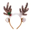 Rena de Christmas Headbands Cervo Chifres Cabeça Decorações de Natal na cabeça Acessórios de Cabelo Decorações de Ano Novo