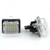 2 st fel gratis 12V 18 SMD -bil LED -vit licensnummer tallrik lamplampa för Mercedes Benz W204 W221 W212 W216