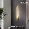 الحد الأدنى LED WALL LAMP COPPER COLPER IRONCAL SCONCE EL MALL SHOP صالة السرير الإبداعي الاستخدام المزدوج الإضاءة الغرور 244x