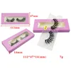 3D Faux Mink Wimpern mit Papierkasten Natürlicher langen starken Kreuz-Augen-Peitsche Dramatisch falsche Wimper OEM / custom / privates Logo Can GGA3044-2