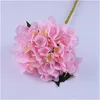 Artificial Hydrangea Flower 6 Head s47cm Fake Silk Flowers Hydrangeas Wedding Centerpieces Party Decorative Home Decor dc097