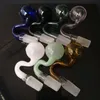 Bubbler Burnerów oleju Pyrex Akcesoria palenia grube szklane rurę palnika z 18 mm 18 mm męską adapter samicy do rur wodnych Bong