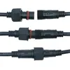 Conector macho para fêmea à prova d'água com cabo de fio IP66 para módulos de LED Faixa de LED 2 pinos 3 pinos 4 pinos 5pin9143853