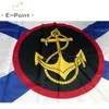 Drapeau d'infanterie navale russe 3 * 5ft (90cm * 150cm) drapeau en polyester décoration de bannière volant maison drapeau de jardin cadeaux de fête