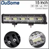 7D Trirow 15inch 300W Düz LED Aydınlatma Çubuğu Combo Işın İş Hafif Kamyon SUV ATV 4x4 4WD 12V 24V3945631