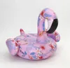 Nouveau matelas gonflable flamingo impression de bande dessinée flotteurs tubes Motif floral anneau de bain piscine d'eau flottante jouets de plage oiseau mignon animal salon