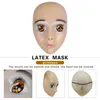 2019 Nouveau anime fille masque Cosplay Cartoon Crossdressher Latex Adulte Blue Eyes Migne Anime Femme Falle Mask1549176