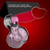Silicone Male Reusable Penis Sleeve Scrotum Ring Bondage Cage Lock Sperm Cock Ring Sex Toys For Men Delay Ejaculation C190401013369784