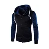 Hommes À Capuche Baseball Veste Hommes 2019 Design De Mode Noir Hommes Slim Fit Varsity Veste Marque Élégant Collège Jacekt Veste Homme