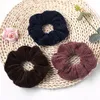 Moda Saç Scrunchies Bobble Katı Renk Spor Elastik Dans Kafa Halat Kadınlar Saç Bandı Yüzük Yumuşak Scrunchie at kuyruğu 20pcs 1029A