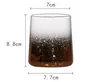Bicchiere in vetro stellato placcato acqua senza piombo di grande capacità Bicchieri per bevande in cristallo per uso domestico Birra al latte Coppe da dessert per gelato al latte