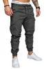 Hommes Joggers pantalons de survêtement décontracté hommes pantalons salopette tactiques militaires pantalon taille élastique Cargo pantalon mode survêtement pantalon