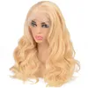 Malaysia Body Wave Wig Blonde 613 13x6 HD Transparent spetsfront Human Hair Wig Glueless Pre Plucked Choshim Remy 150 Density4058205