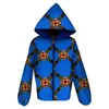 African Wax Print Hooded Jacket for Women Suit Dashiki Full Sleeve Notched Plus Size 6xl African Cotton Jacket Coat WY3956