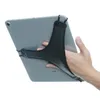 iPad Pro 12.9 inç ve Daha Fazlası için Yumuşak PU Tablet Aksesuarları ile TFY El Kayışı Tutucu Güvenlik Parmak Kavrama, Siyah