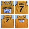 NCAA Jugoplastika Jugoslavia European #7 Toni Kukoc Jersey Yellow Mens Stitched Toni Kukoc Basketball tröjor Skjortor S-XXL Fast frakt