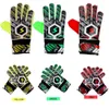 1 par de guantes de fútbol antideslizantes para niños y adultos, protección completa para los dedos, guantes de portero de fútbol