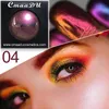 2019 Nueva CmaaDu camaleón impermeable ligero cambio de la sombra de ojo del brillo paleta de sombras del reflejo de Bling del diamante metalizado mate de sombra de ojos